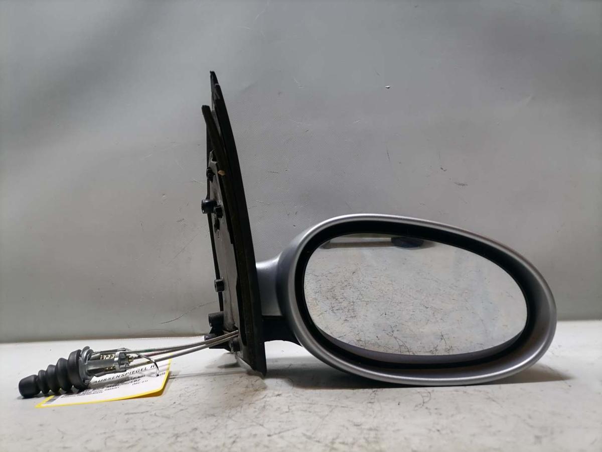 Smart ForTwo Coupe 450 original Au&szlig;enspiegel rechts EB2 Silber manuell BJ03